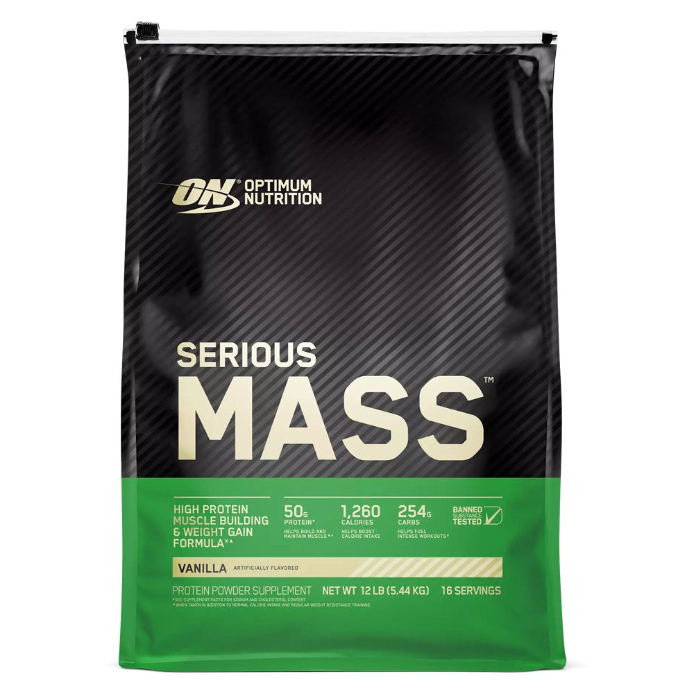 Ganador de masa Serious Mass 12lb - Optimum Nutrition