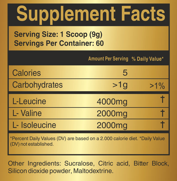 Bcaa 8.0 60 servicios (540g) - Level Pro