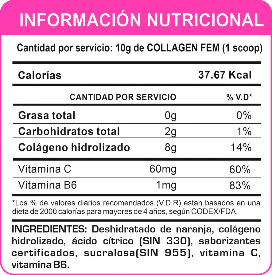 Collagen Fem 500g - Fit Fem