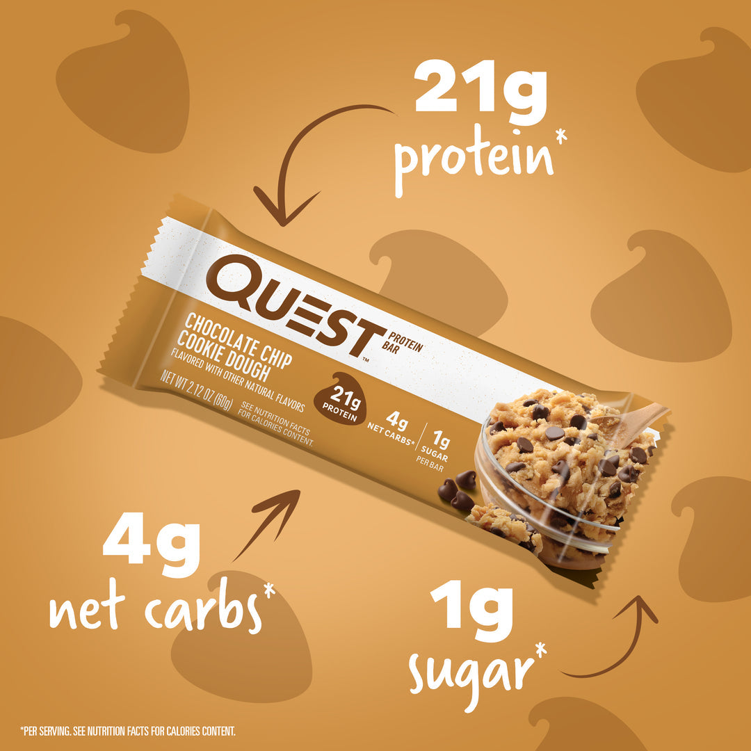 Barra de Proteína Chocolate Chip Cookie - Quest