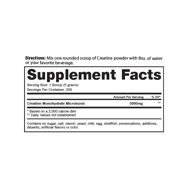 Creatine Monohydrate 300g - Dragon Pharma