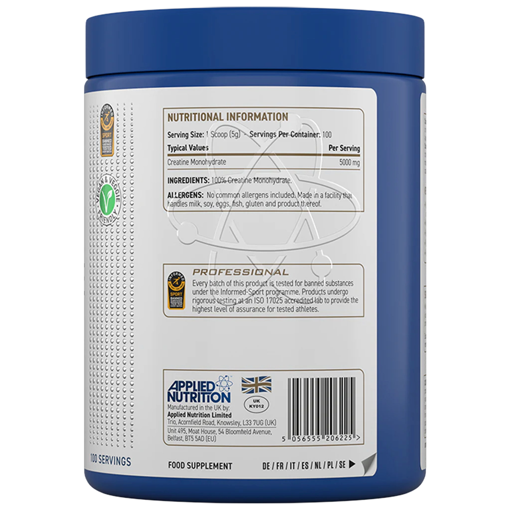Creatine Monohydrate 500g - Applied Nutrition