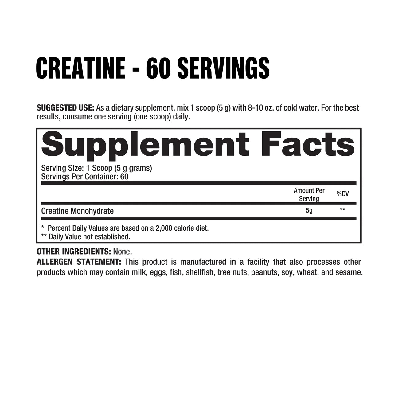 Creatine Monohydrate 300 G - Dragon Pharma