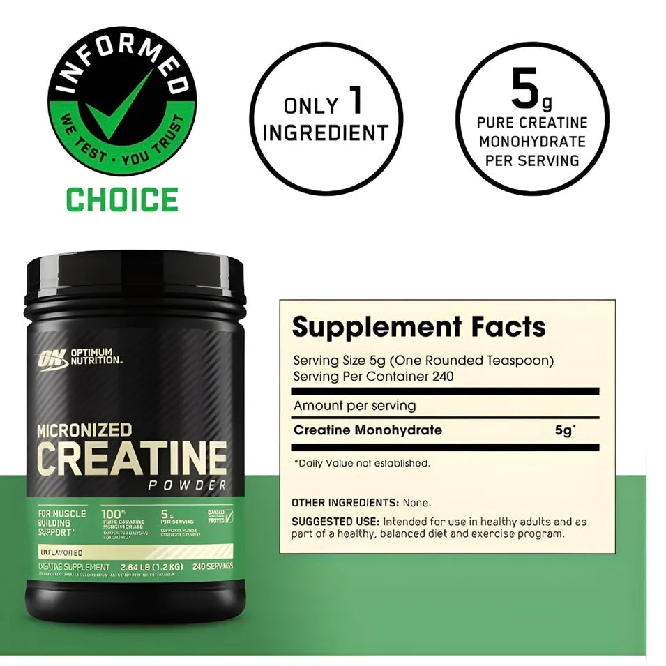 Creatine  Micronized 1,2 KG – Optimum Nutrition