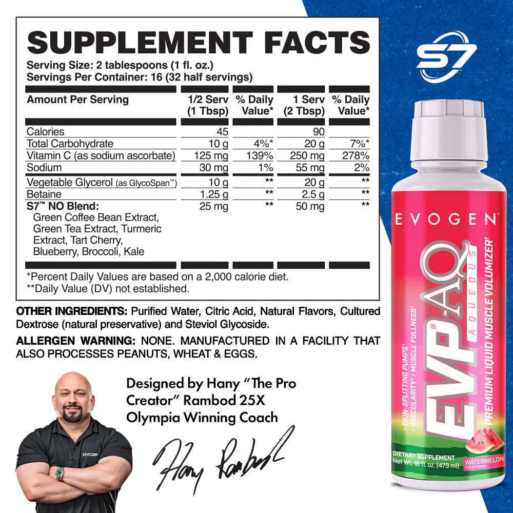 EVP AQ Liquid Glycerol 473 ML - Evogen