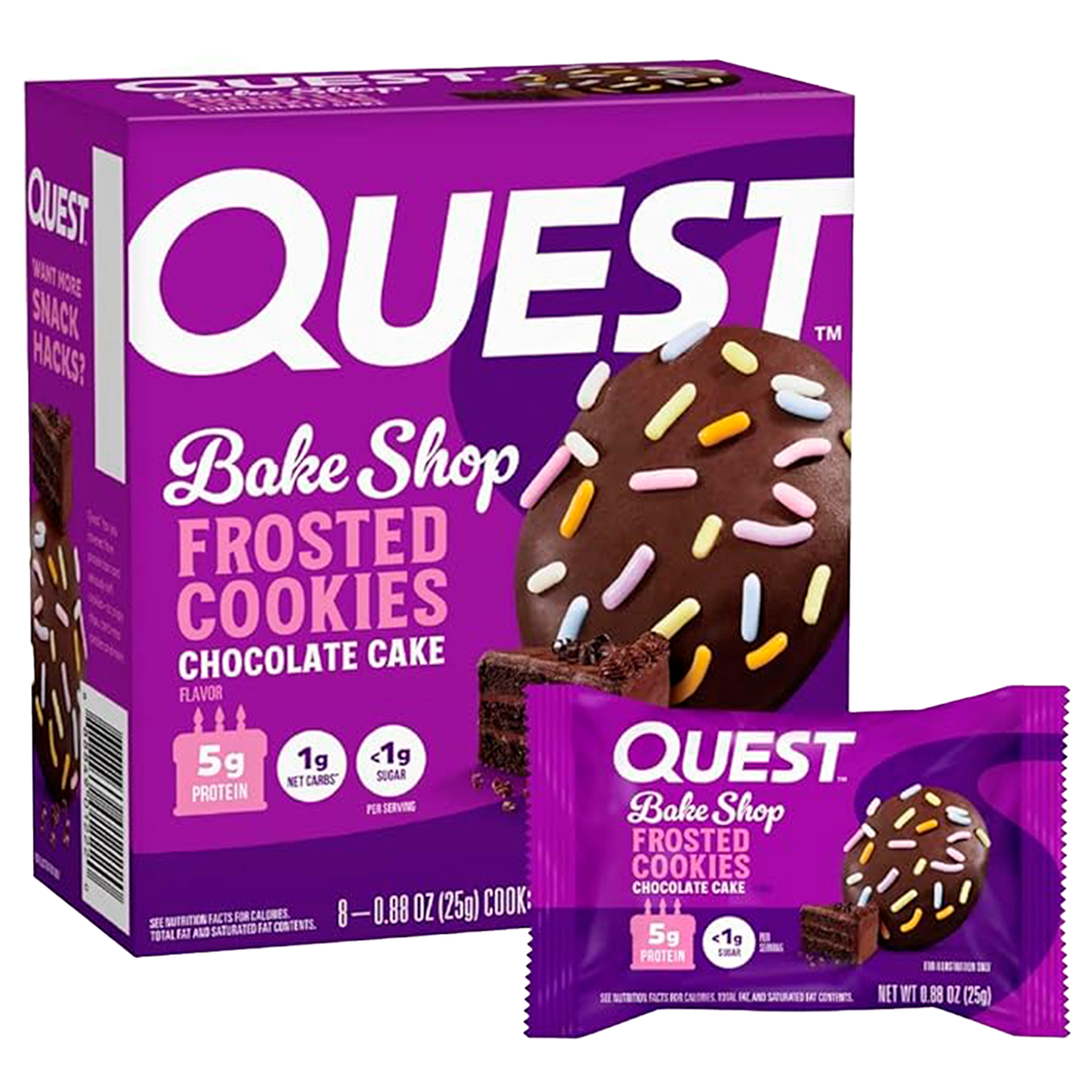 Frosted Cookies Chocolate Cake Pack 08 Unid - Quest