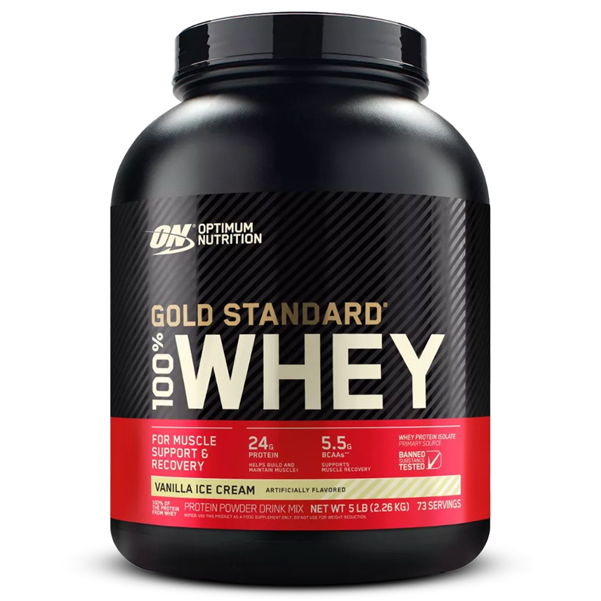 Proteína Gold Standard 100% Whey 5lb – Optimum Nutrition