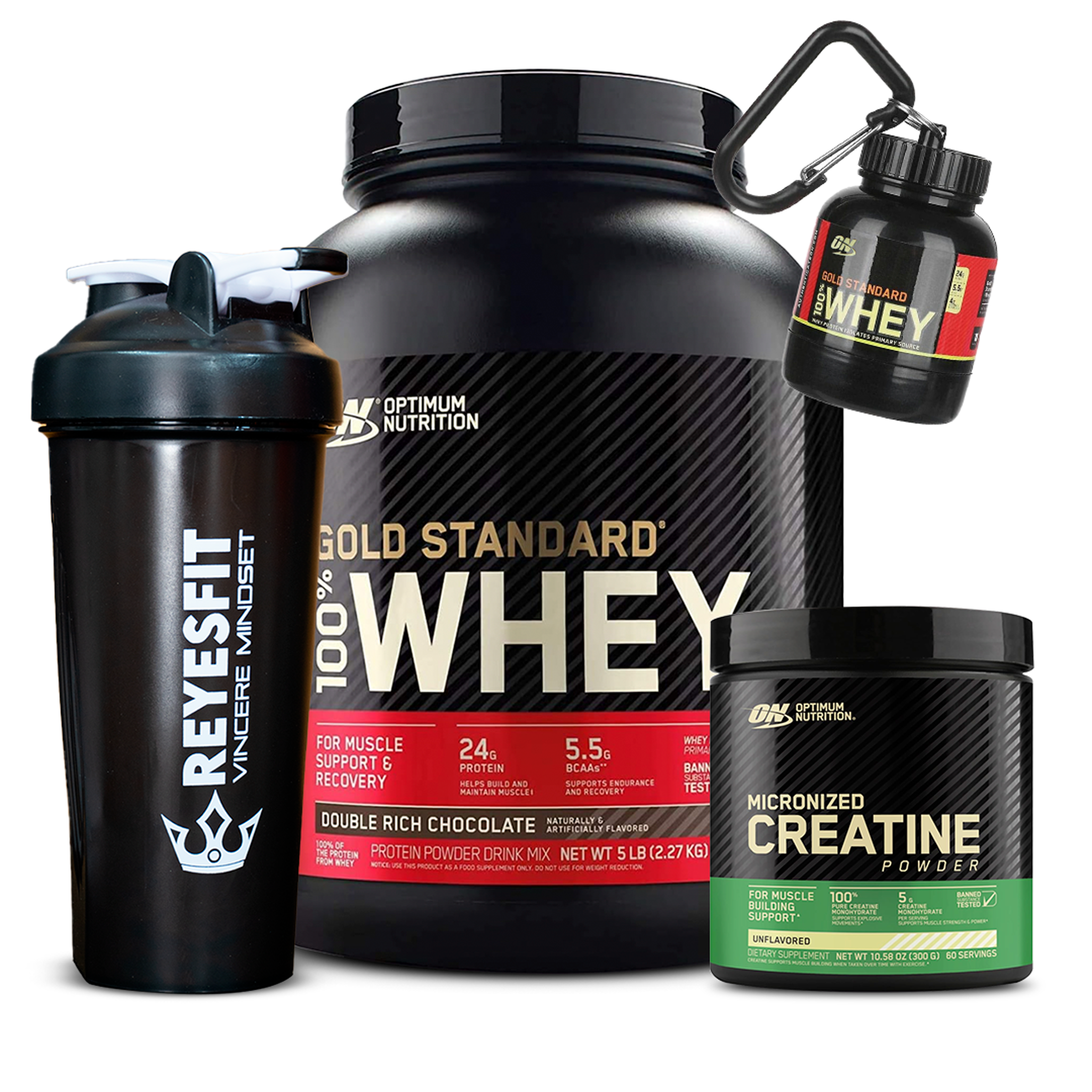 Gold Standard 100% Whey 5lb + Creatine Optimum Nutrition 300g
