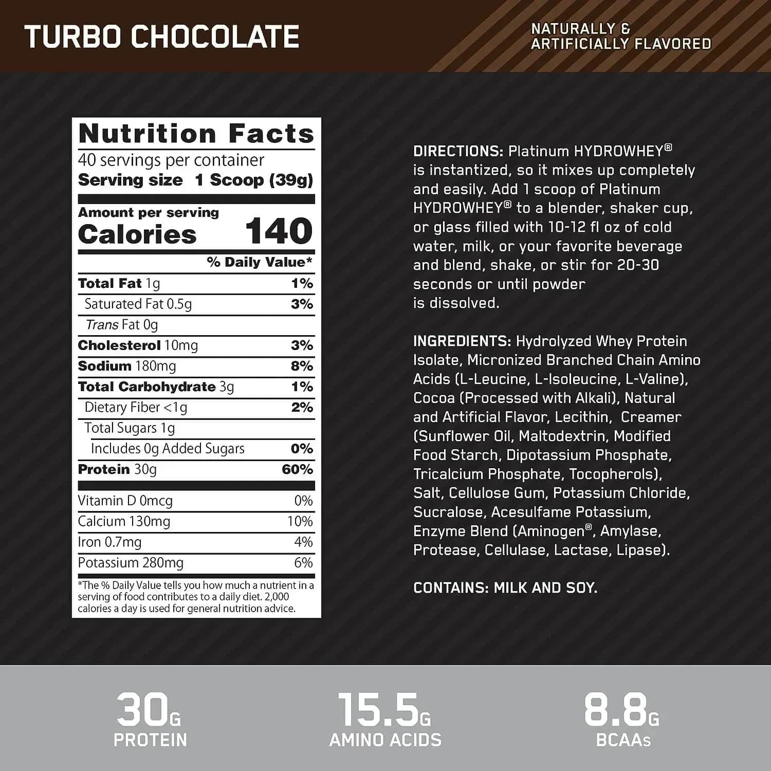 Platinum Hydrowhey 3.61  LB - Optimum Nutrition