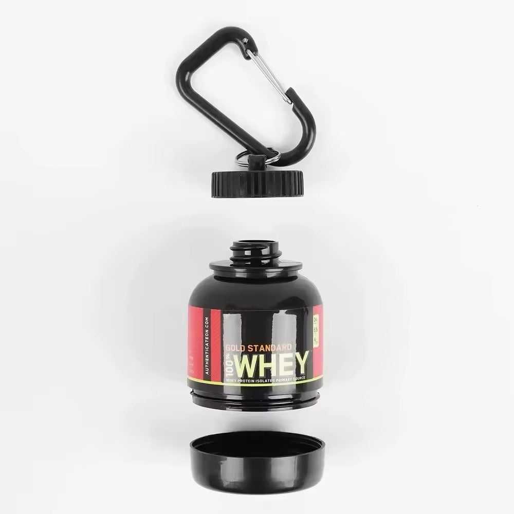 Llavero Porta Proteína 100ml - Whey gold Standard