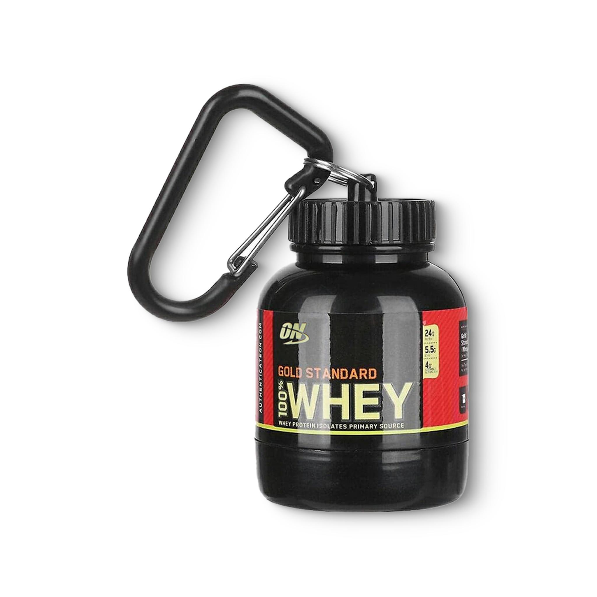 Llavero Porta Proteína 100 ML - Whey gold Standard