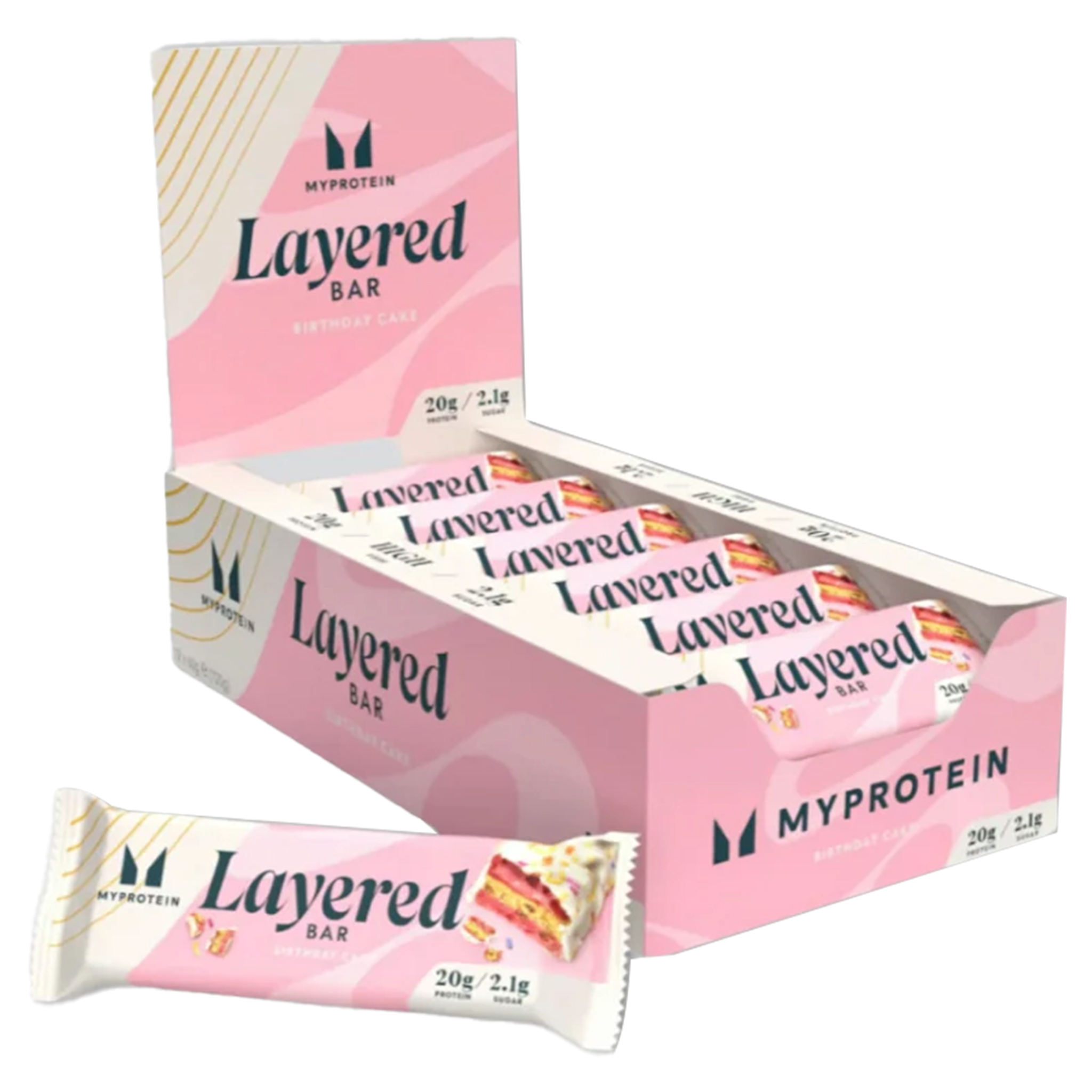 Layered Protein Bar Caja 12 Unid - Myprotein