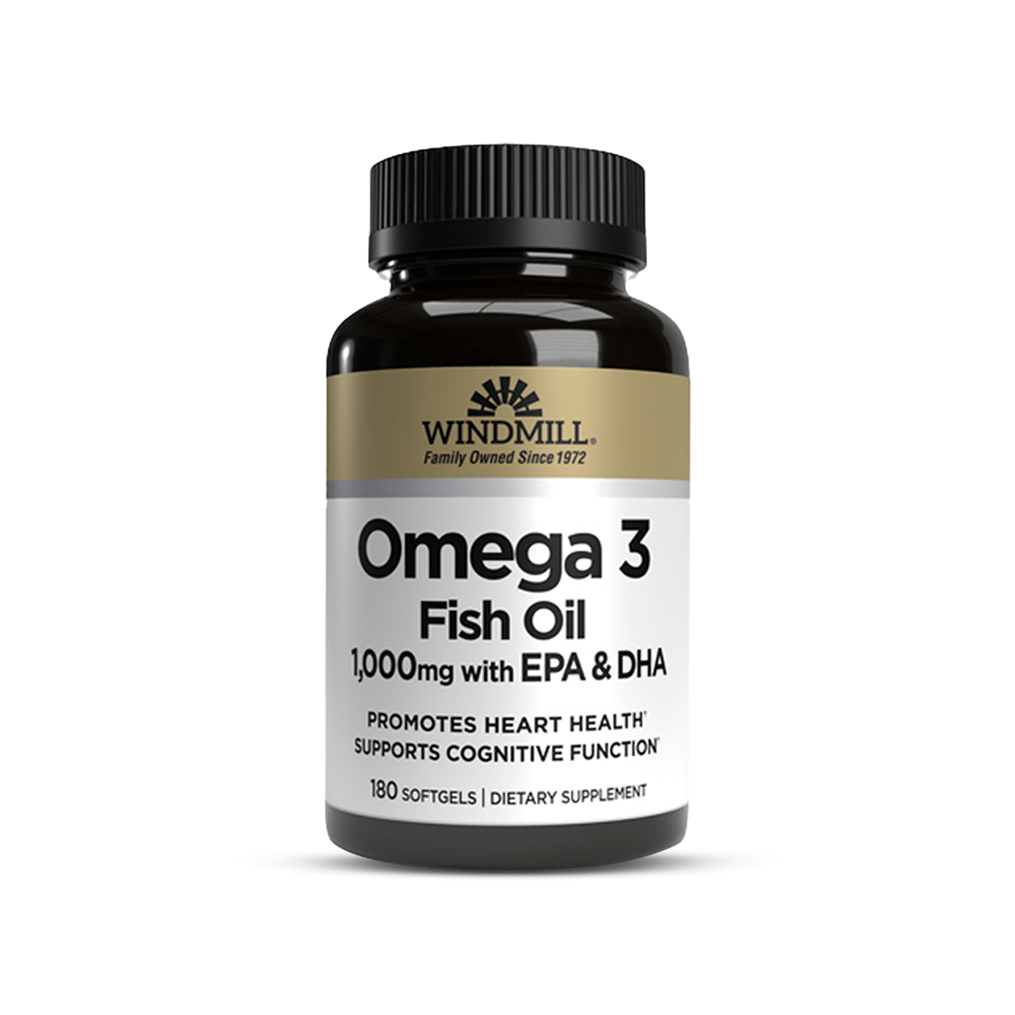 Omega 3 – 1,000mg 180 Cápsulas – Windmill