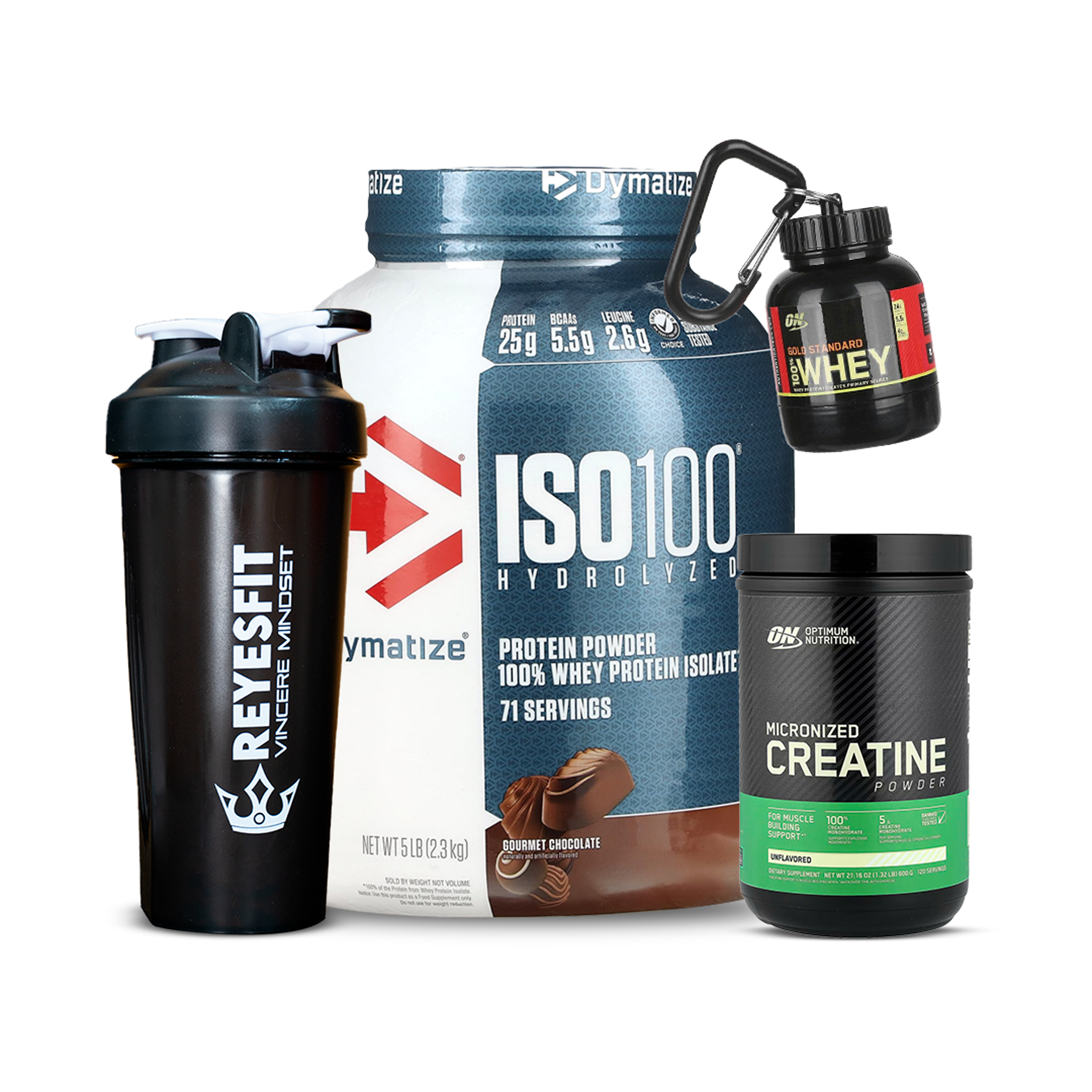 Proteína ISO100 Hidrolizado 5 LB + Creatine Optimum Nutrition 600g
