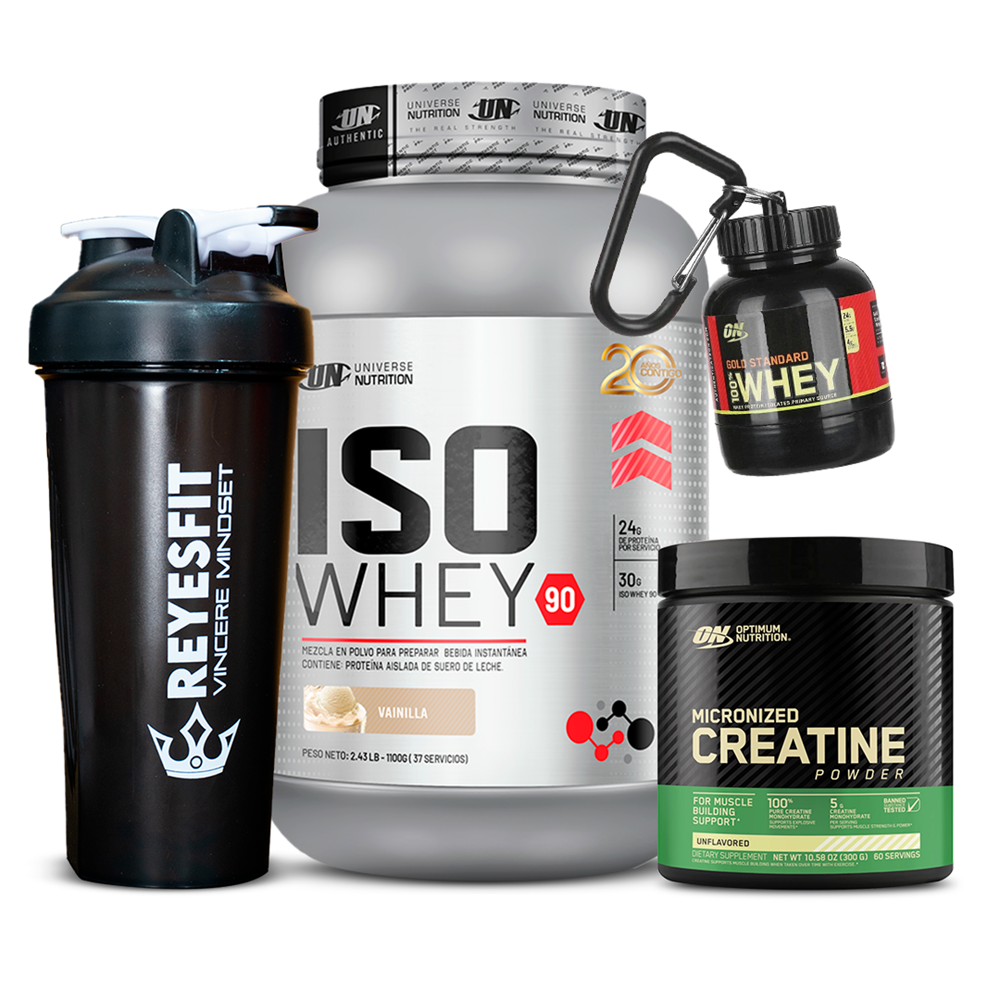 Iso Whey 90 1.1kg + Creatine Optimum Nutrition 300g