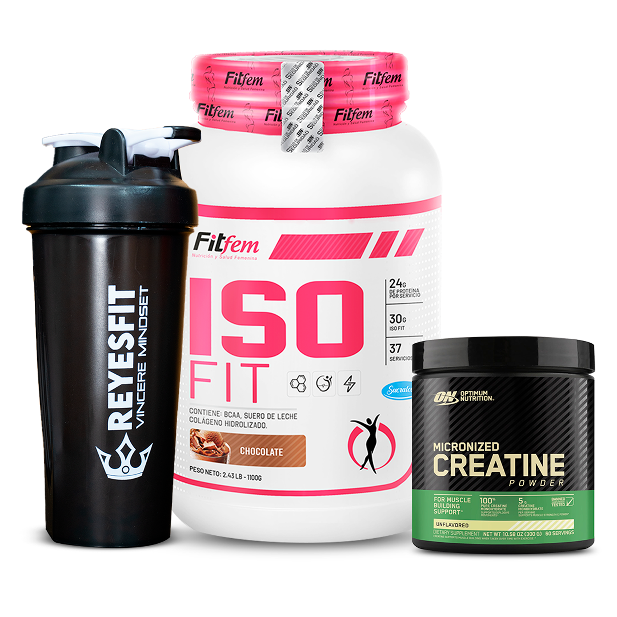Iso Fit 1.1kg + Creatine Optimum Nutrition 300g
