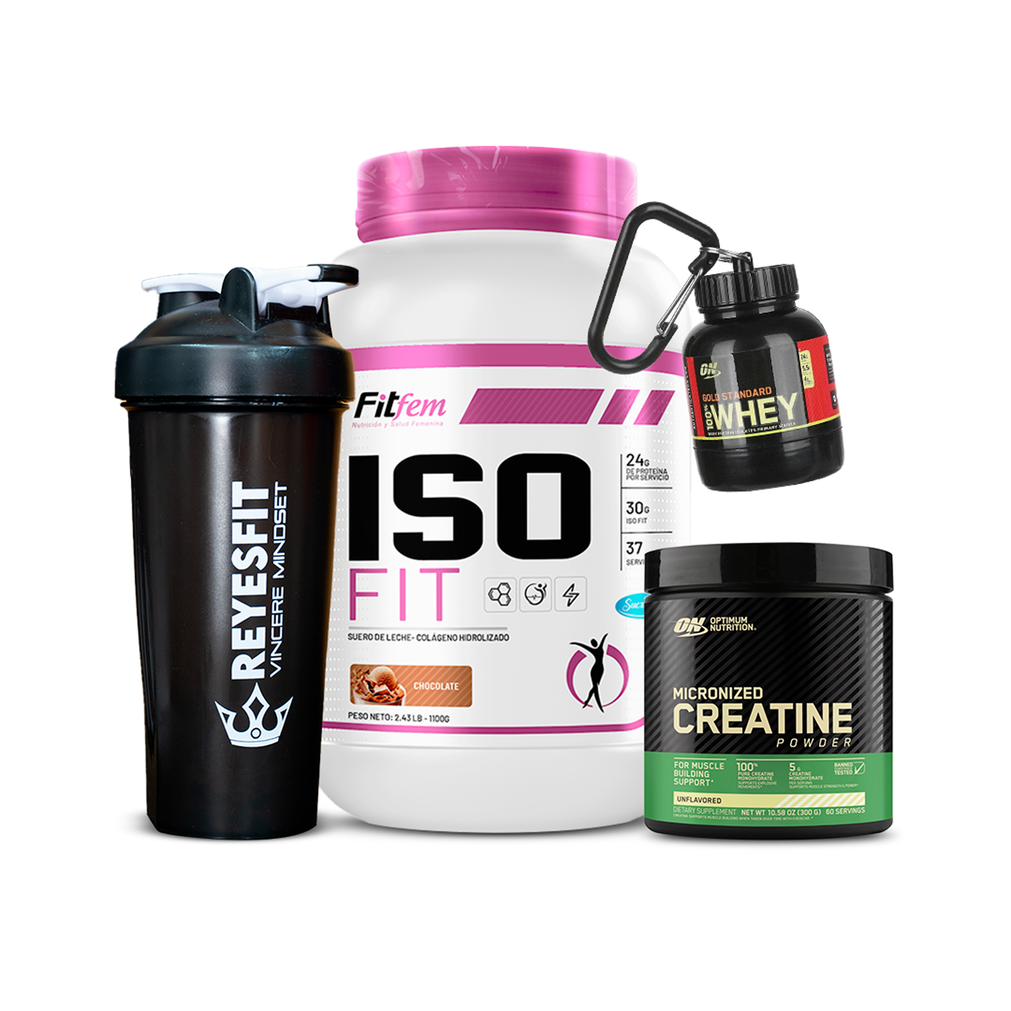 Iso Whey Fit 1.1kg + Creatine Optimum Nutrition 300g