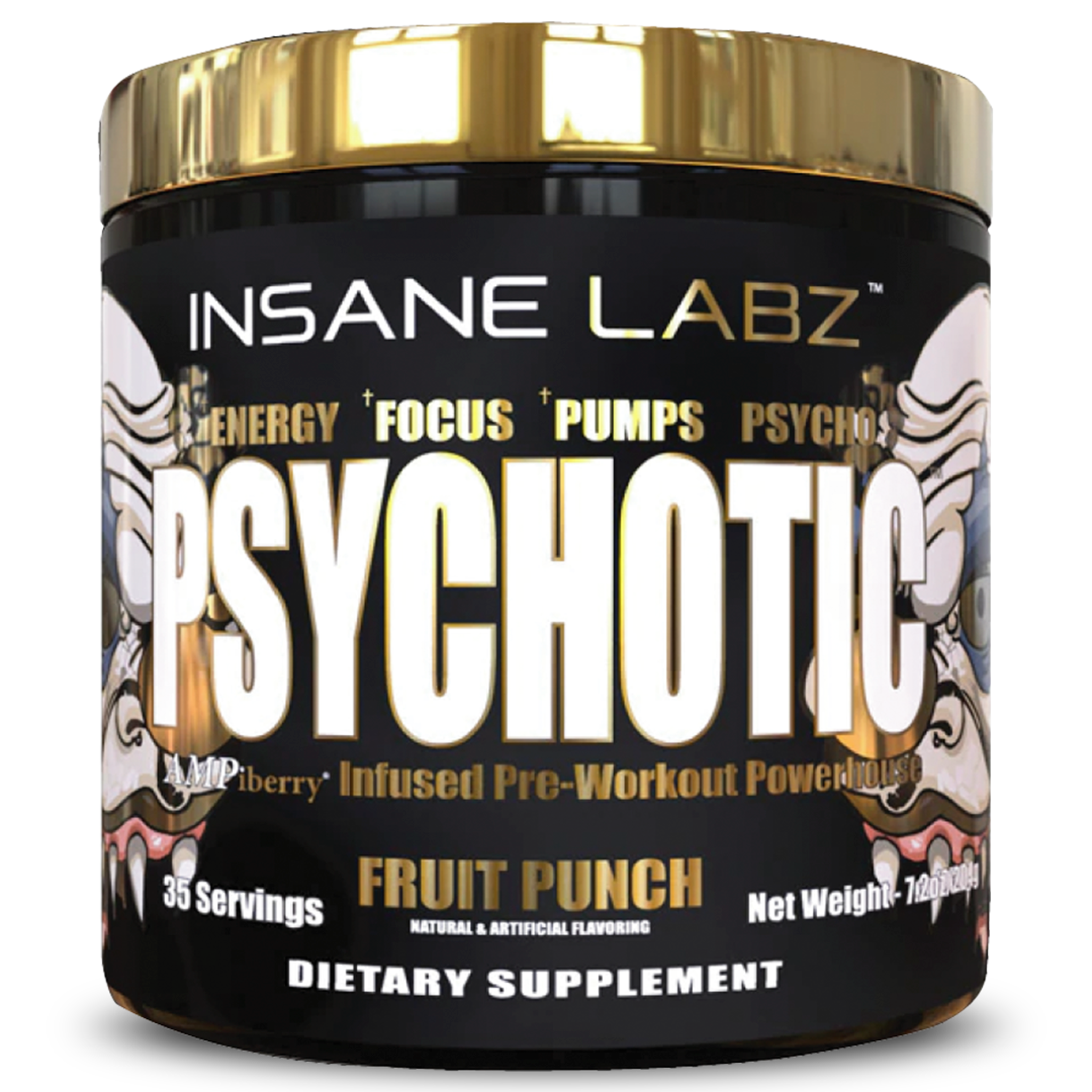 Phychotic Gold 35 servicios (202g) - Insane Labz