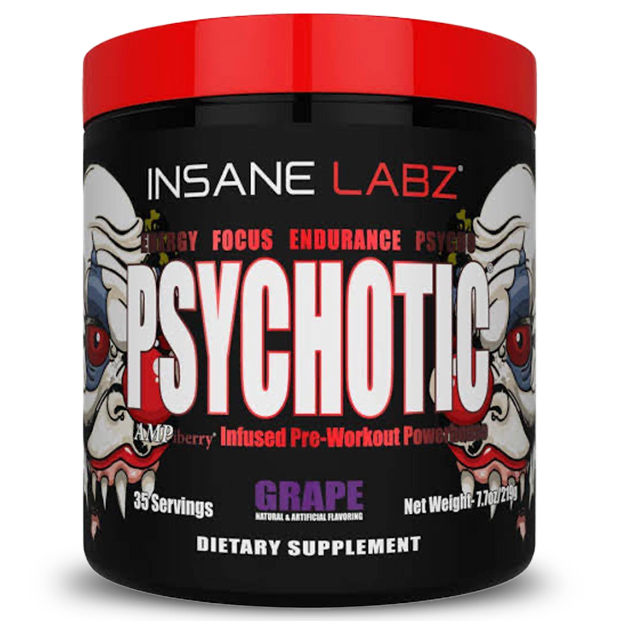 Phychotic Red 35 servicios (215g) - Insane Labz