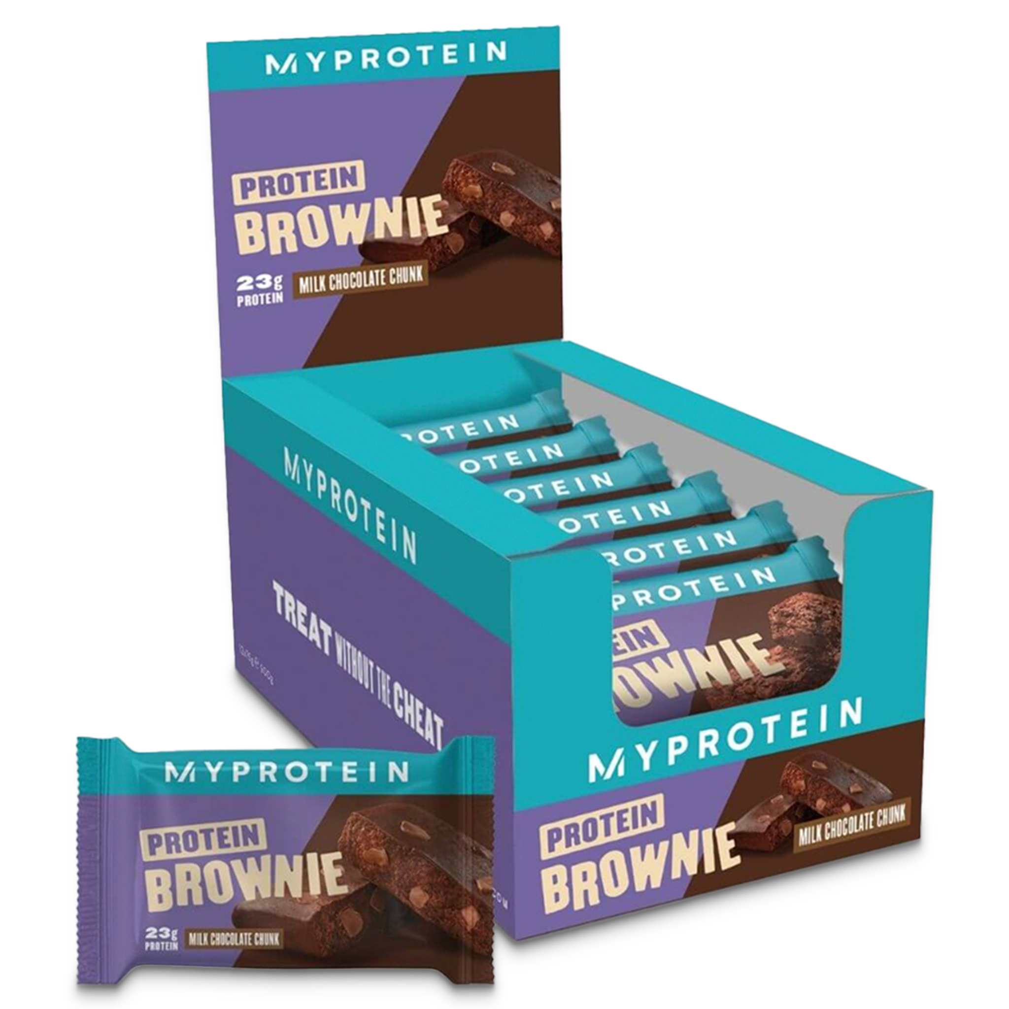 Protein Brownie Caja 12 Unid - Myprotein
