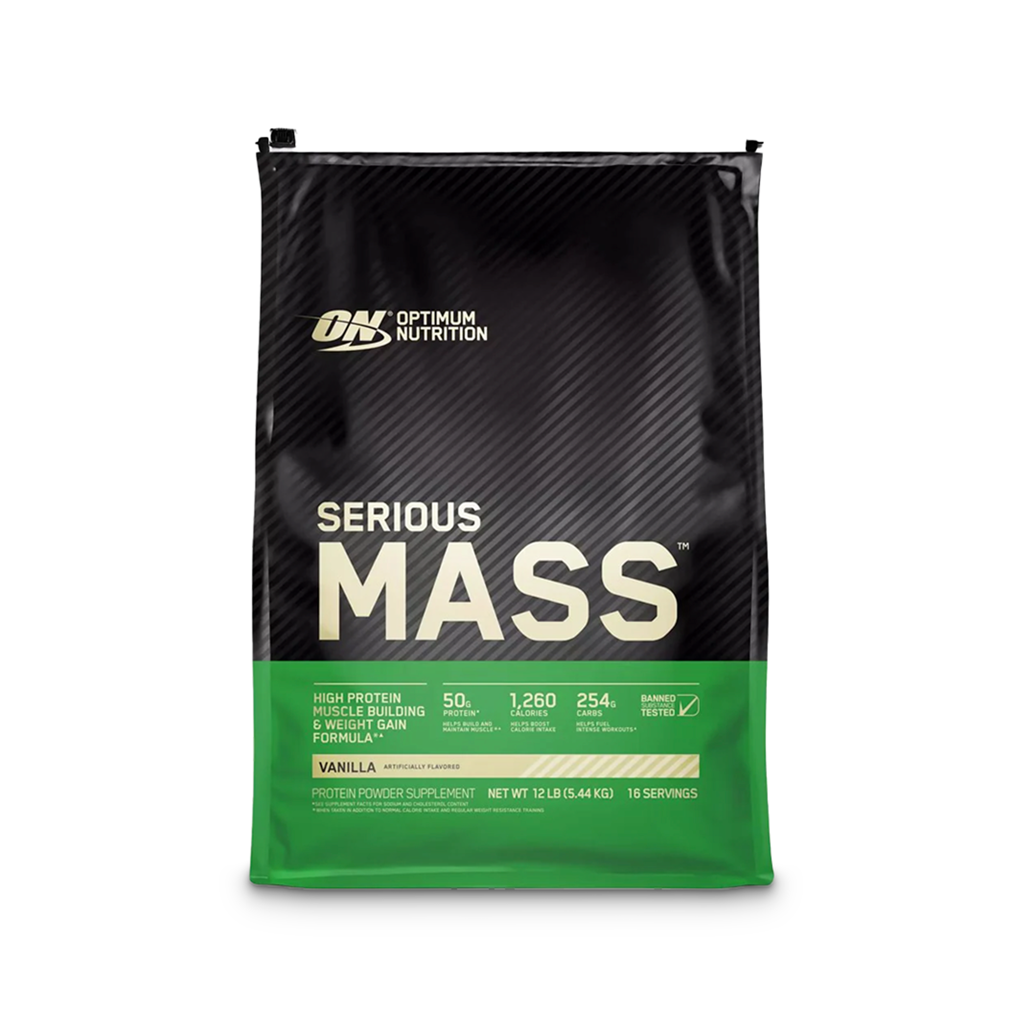 Ganador de masa Serious Mass 12 LB - Optimum Nutrition