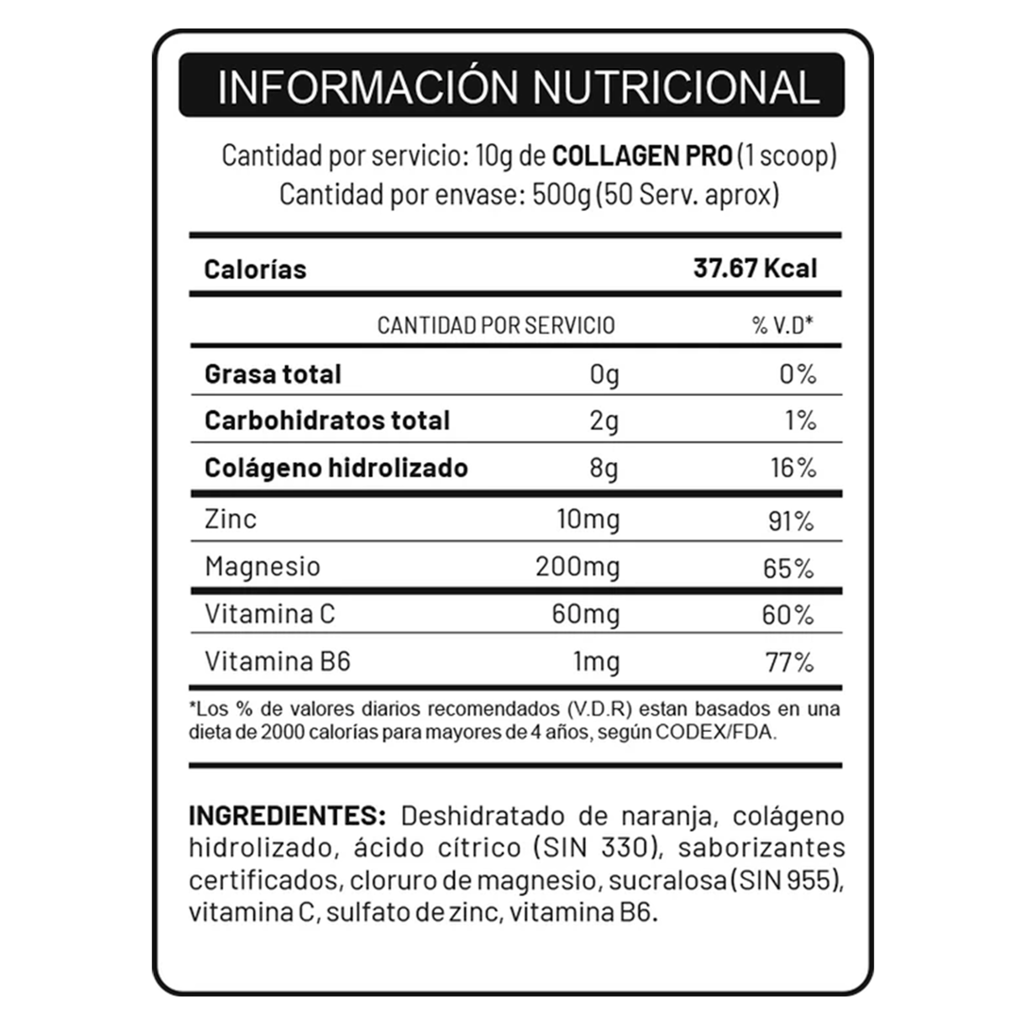 Collagen Pro 500 G - Universe Nutrition