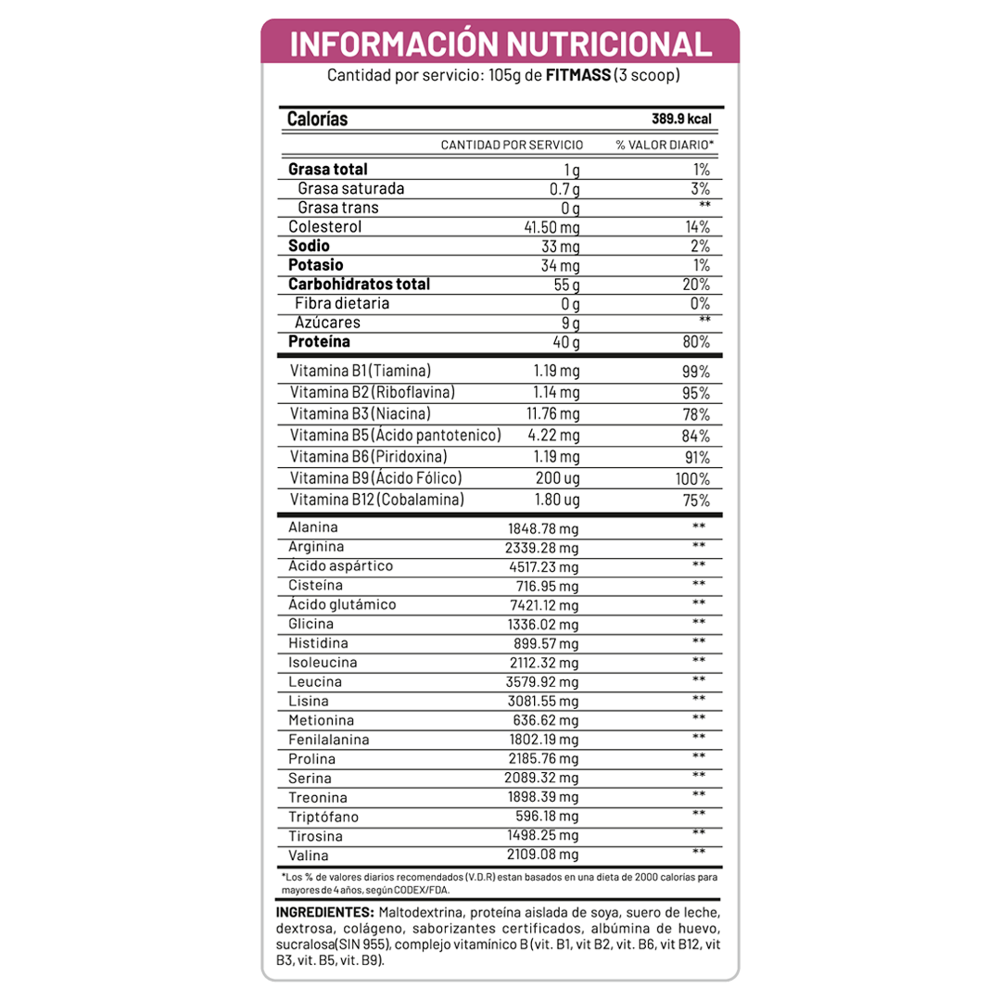 Fit Mass 2kg - Fit Fem