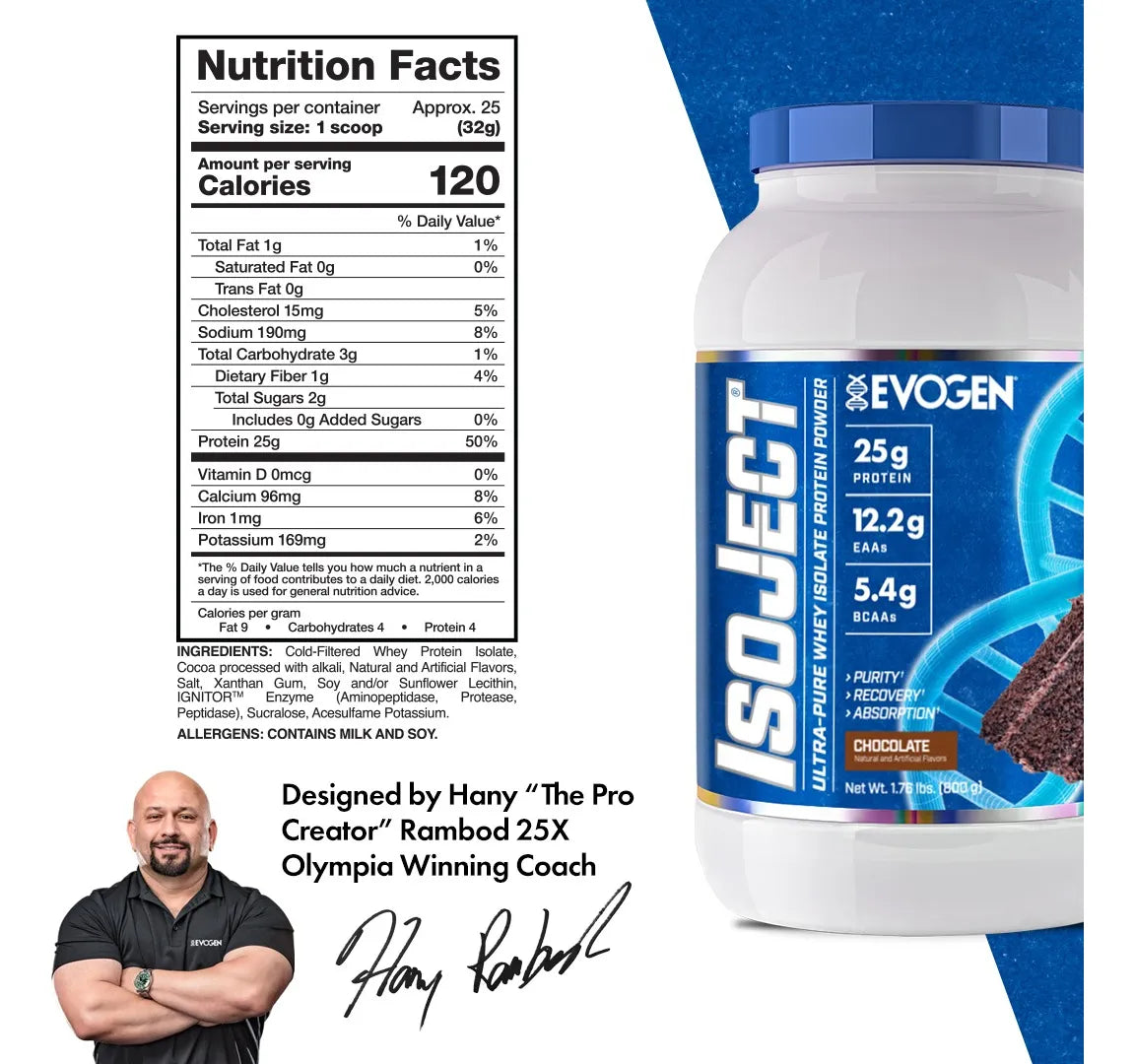 ISOJECT 2 LB Proteína Isolate - Evogen