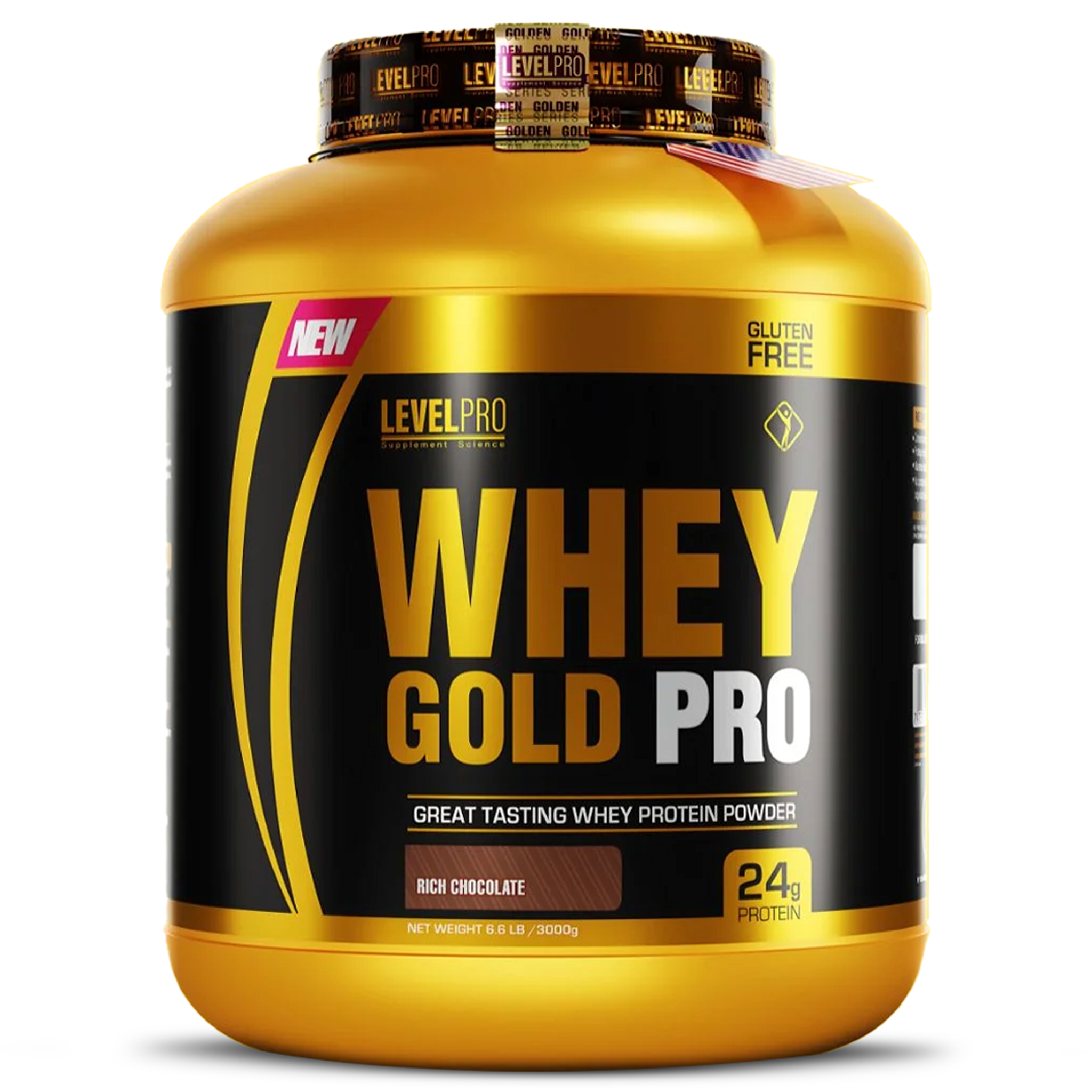 Whey Gold Pro 3kg - LevelPRO