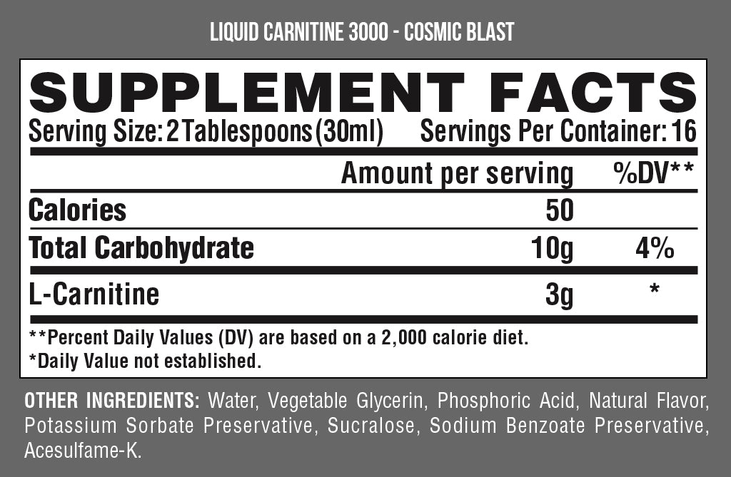 Carnitina Liquida 3000 | 480ml - Nutrex
