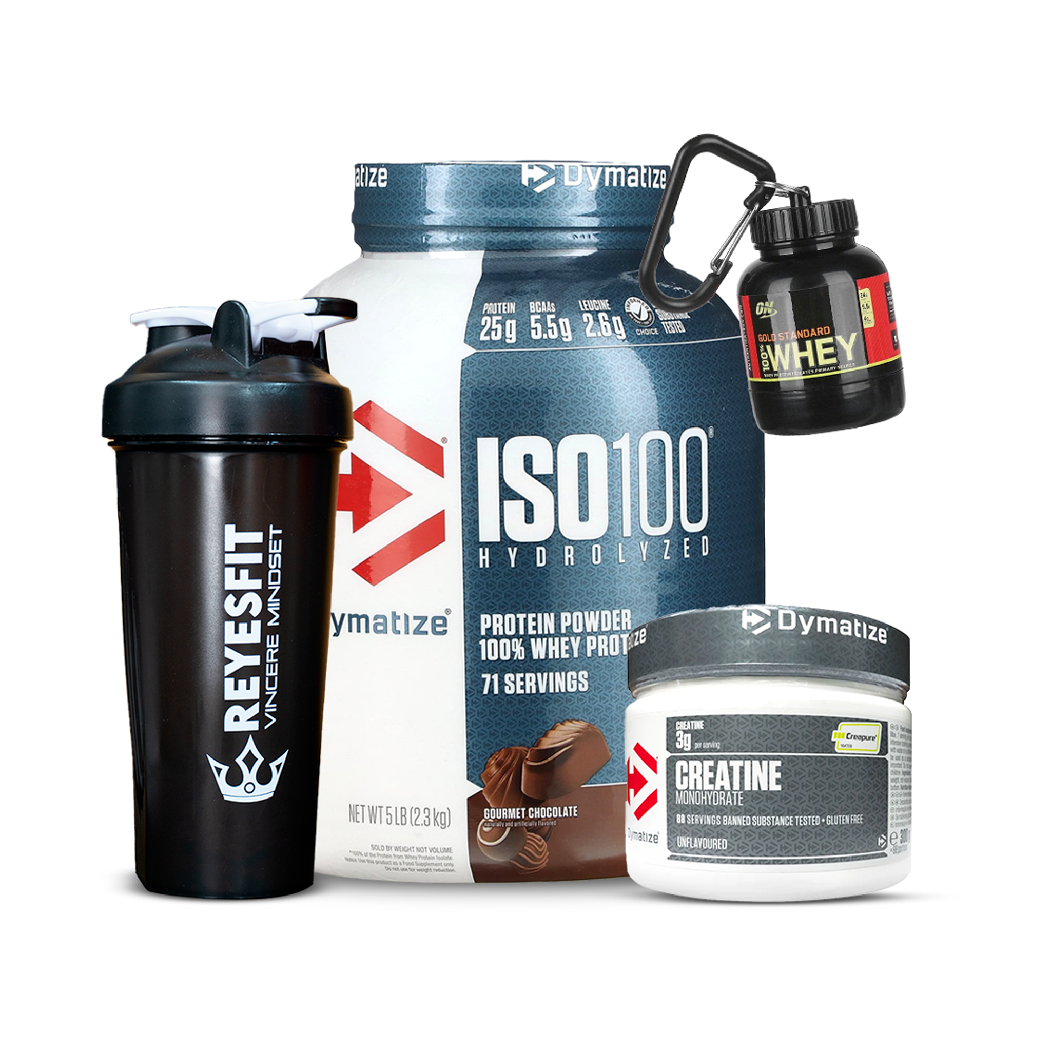 Proteína ISO100 Hidrolizado 5 LB + Creatine Dymatize 300g