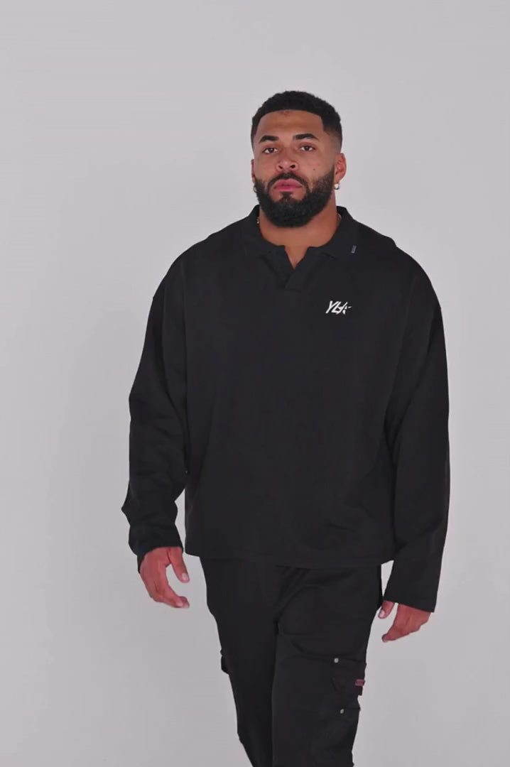 Menace Longsleeve Polo YoungLA